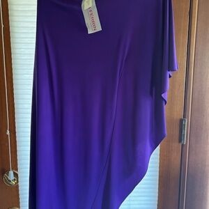 ABI FERRIN Ada Dress One-Shoulder Ruffle M